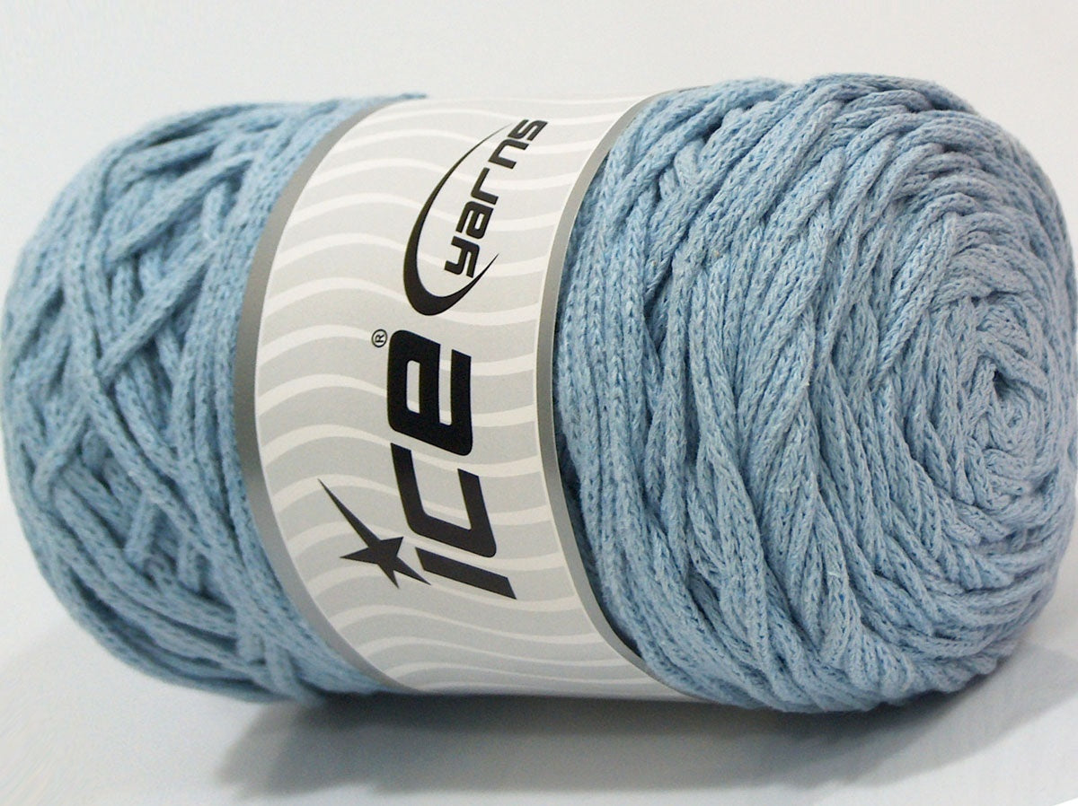 Macrame Cotton Bulky Light Blue fnt2-70421