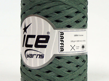 Raffia Hunter Green fnt2-70600
