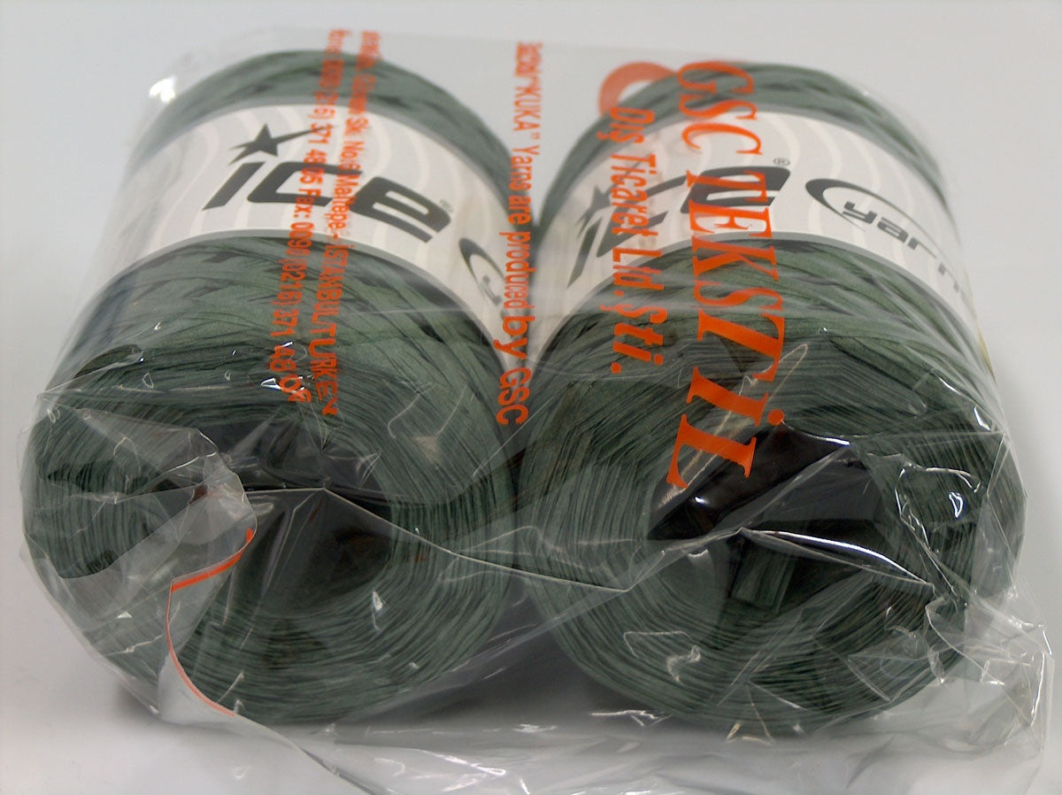 Raffia Hunter Green fnt2-70600