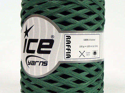 Raffia Dark Hunter Green fnt2-70601