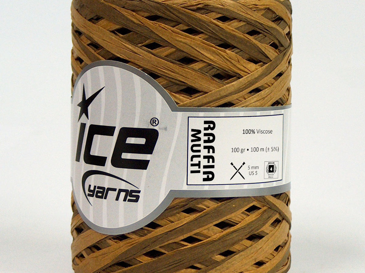 Raffia Multi Brown Shades fnt2-70634