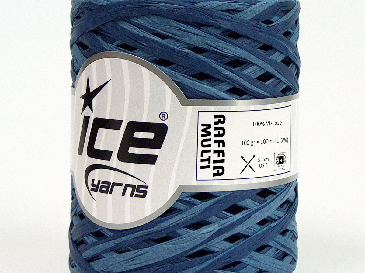 Raffia Multi Blue Shades fnt2-70649