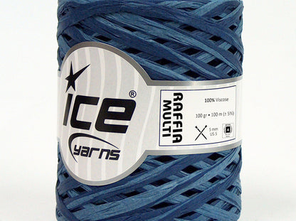 Raffia Multi Blue Shades fnt2-70649