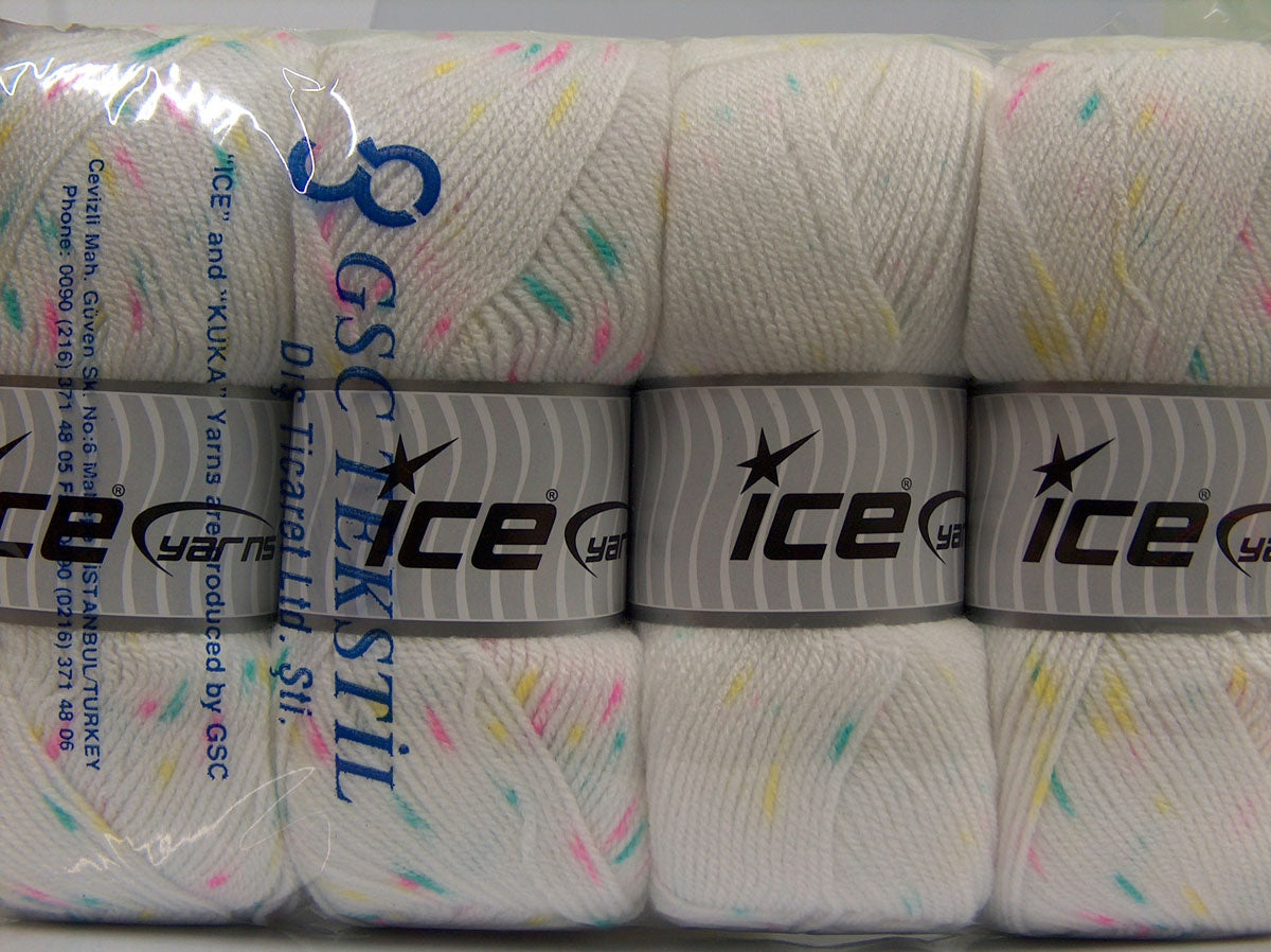 Baby Lollipop White, Turquoise, Pink, Green fnt2-70659