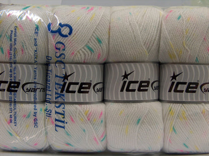 Baby Lollipop White, Turquoise, Pink, Green fnt2-70659
