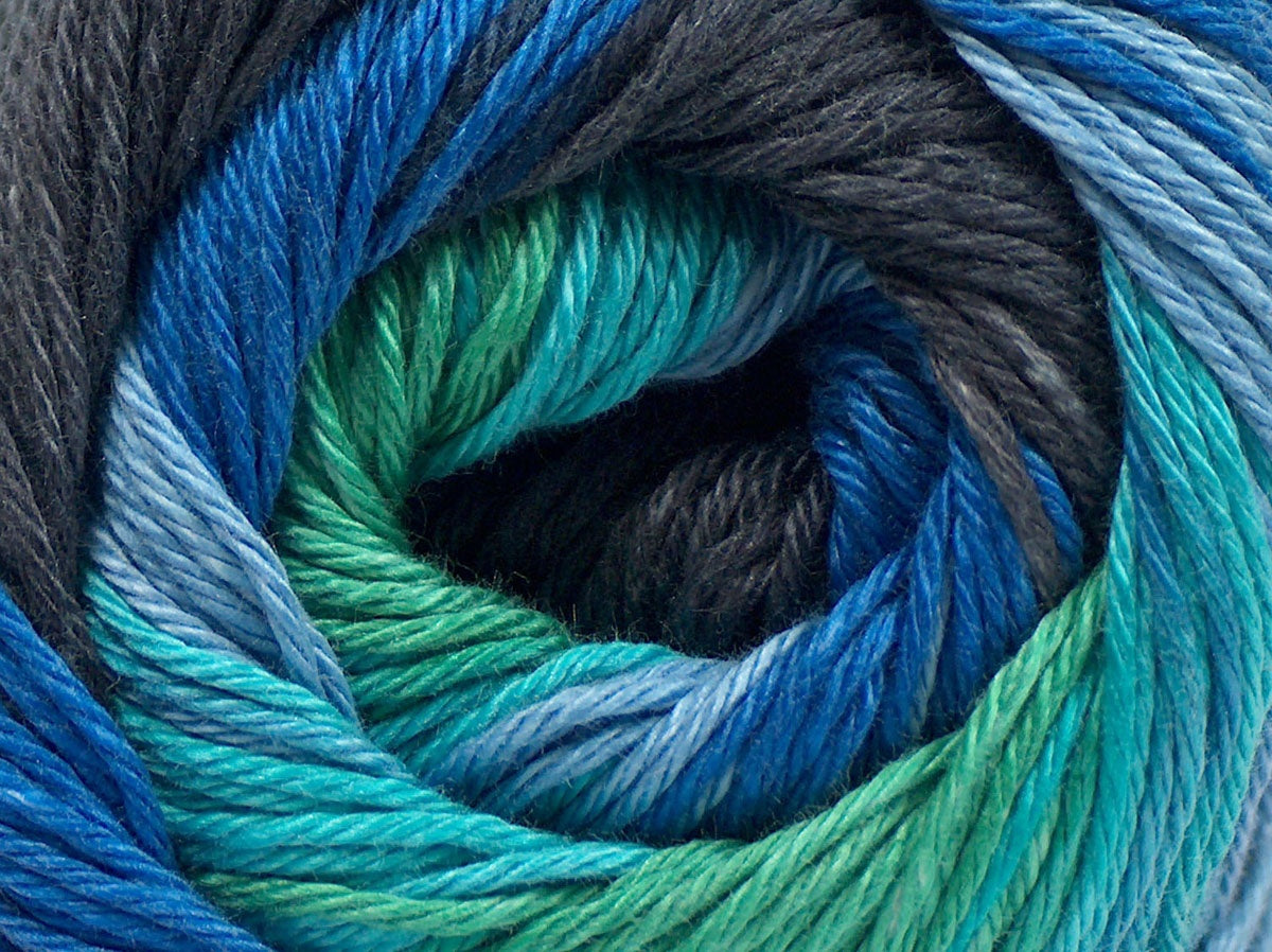 Camilla Cotton Magic Blue shades, Green, Black fnt2-70708