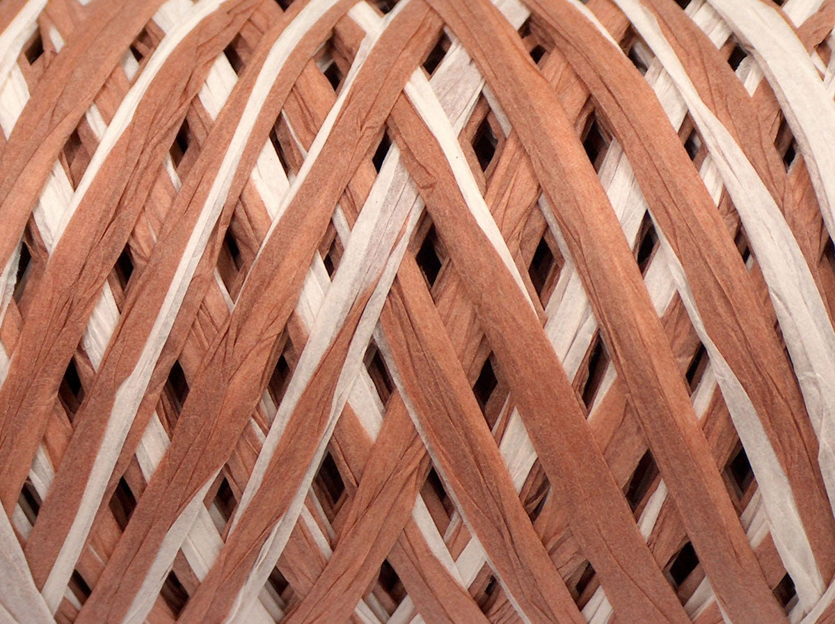 Raffia Multi Light Salmon, Cream fnt2-70719