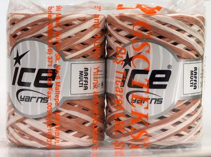 Raffia Multi Light Salmon, Cream fnt2-70719