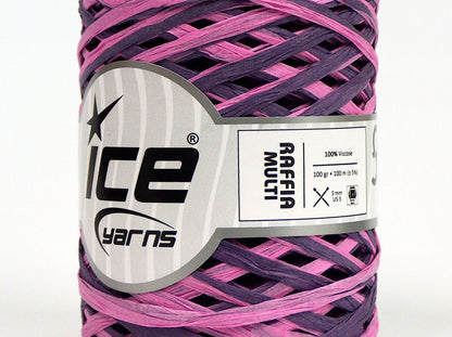Raffia Multi Pink, Purple fnt2-70722
