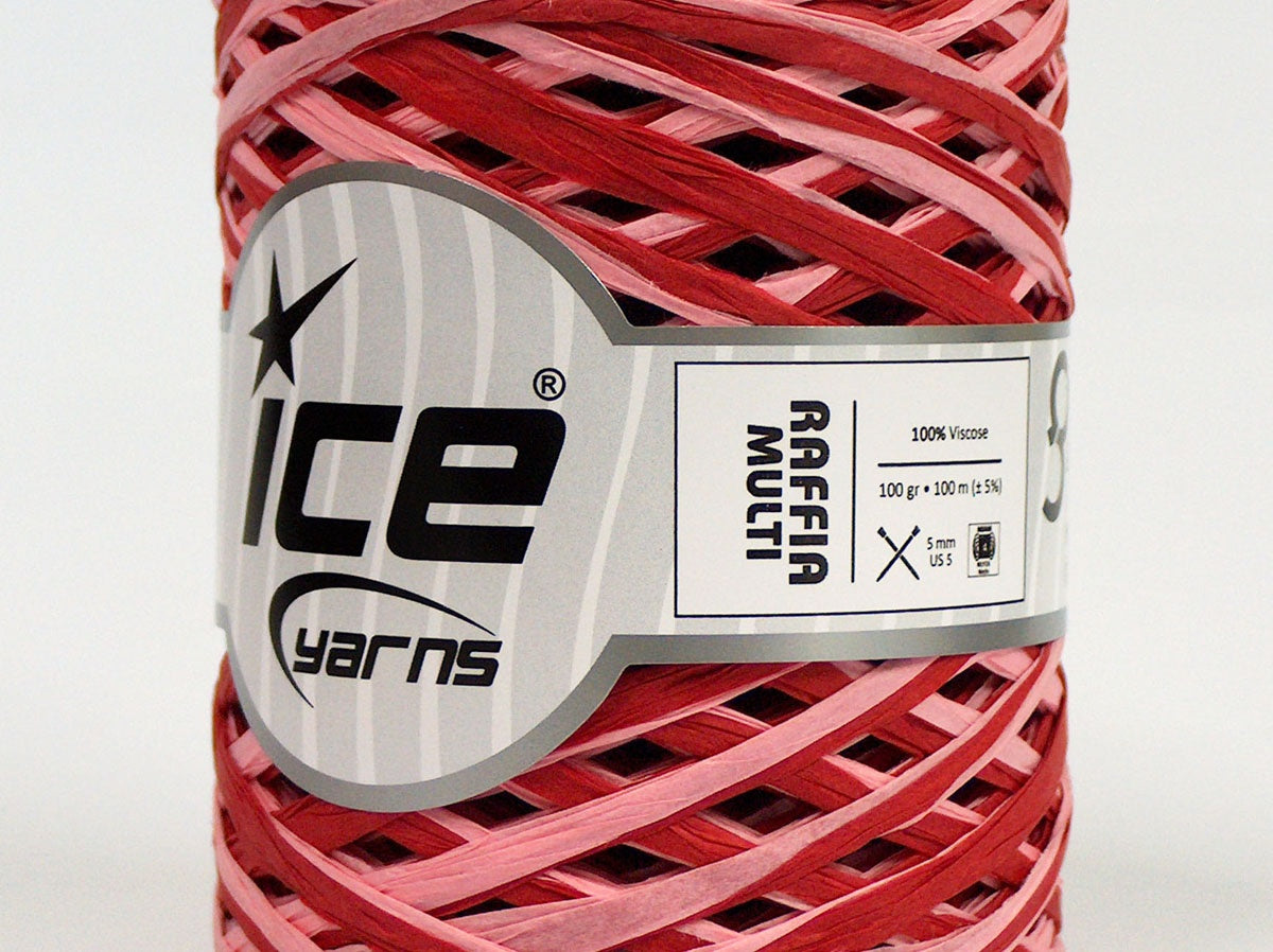 Raffia Multi Red, Light Pink fnt2-70723
