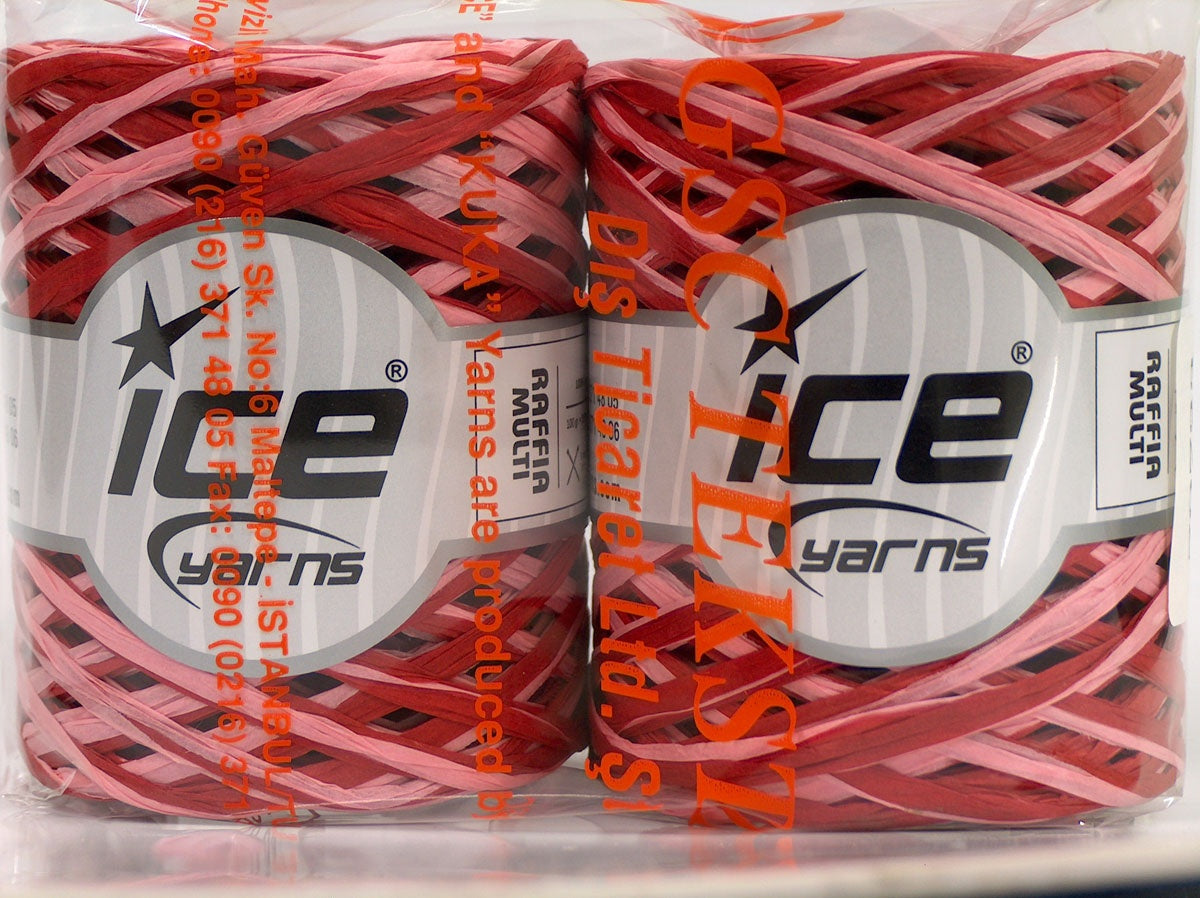 Raffia Multi Red, Light Pink fnt2-70723