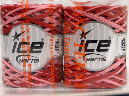 Raffia Multi Red, Light Pink fnt2-70723