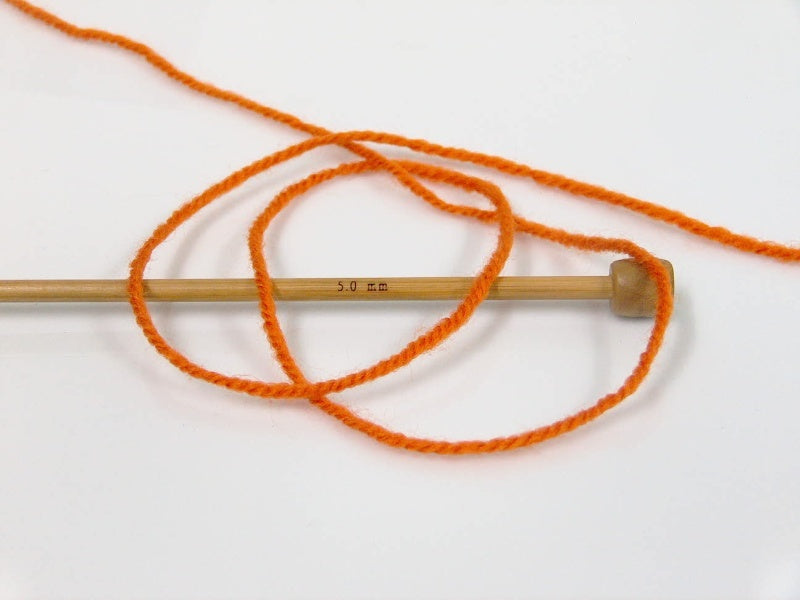 Plain Wool Worsted Orange fnt2-70828
