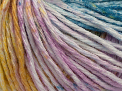 Mona Lisa Oil Blue, Pink Shades, Green, Yellow fnt2-70837