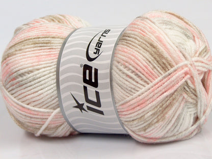 Happy Baby White, Light Pink, Light Grey, Beige fnt2-70873