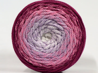 Macrame Cotton Magic Fuchsia, Light Pink, Lilac, White fnt2-71154