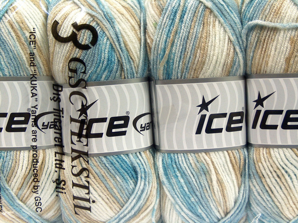 Happy Baby Turquoise, Light Camel, Light Cream fnt2-71175