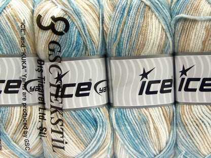 Happy Baby Turquoise, Light Camel, Light Cream fnt2-71175