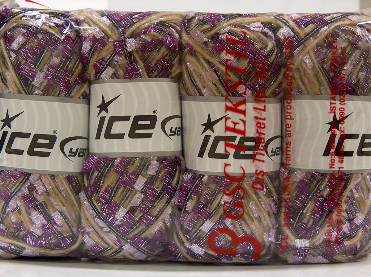 Custom Blend Light Camel, Purple, Light Lilac fnt2-71255