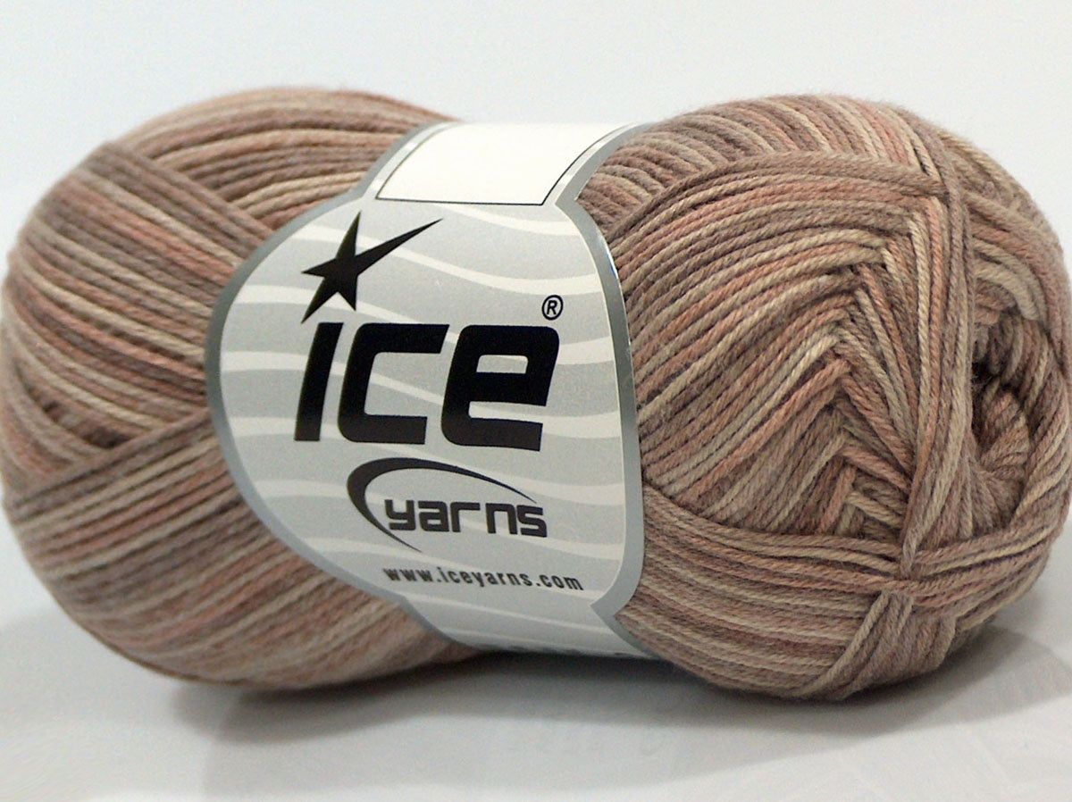 Ice Yarns Baby Summer Color – Kahverengi Tonları – %50 Pamuk, %50 Akrilik