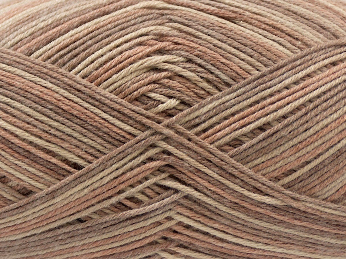 Ice Yarns Baby Summer Color – Kahverengi Tonları – %50 Pamuk, %50 Akrilik