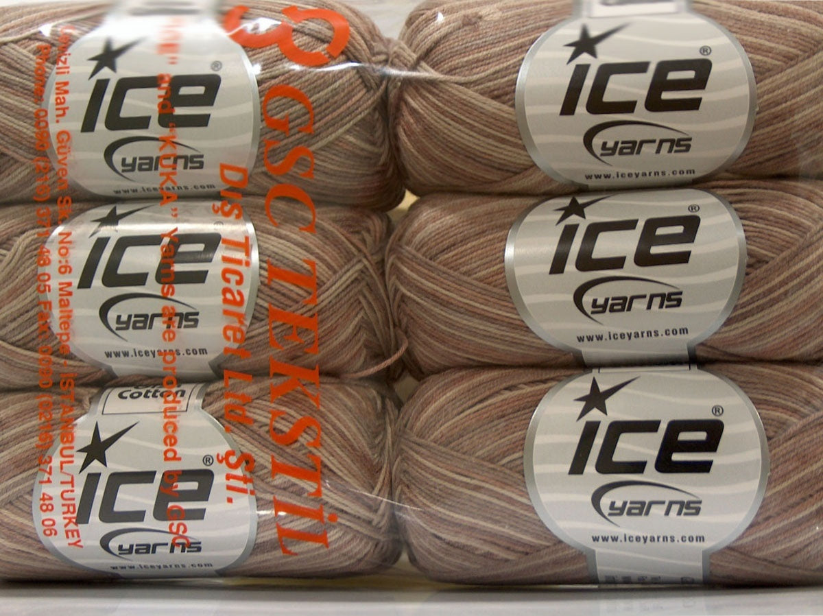 Ice Yarns Baby Summer Color – Kahverengi Tonları – %50 Pamuk, %50 Akrilik