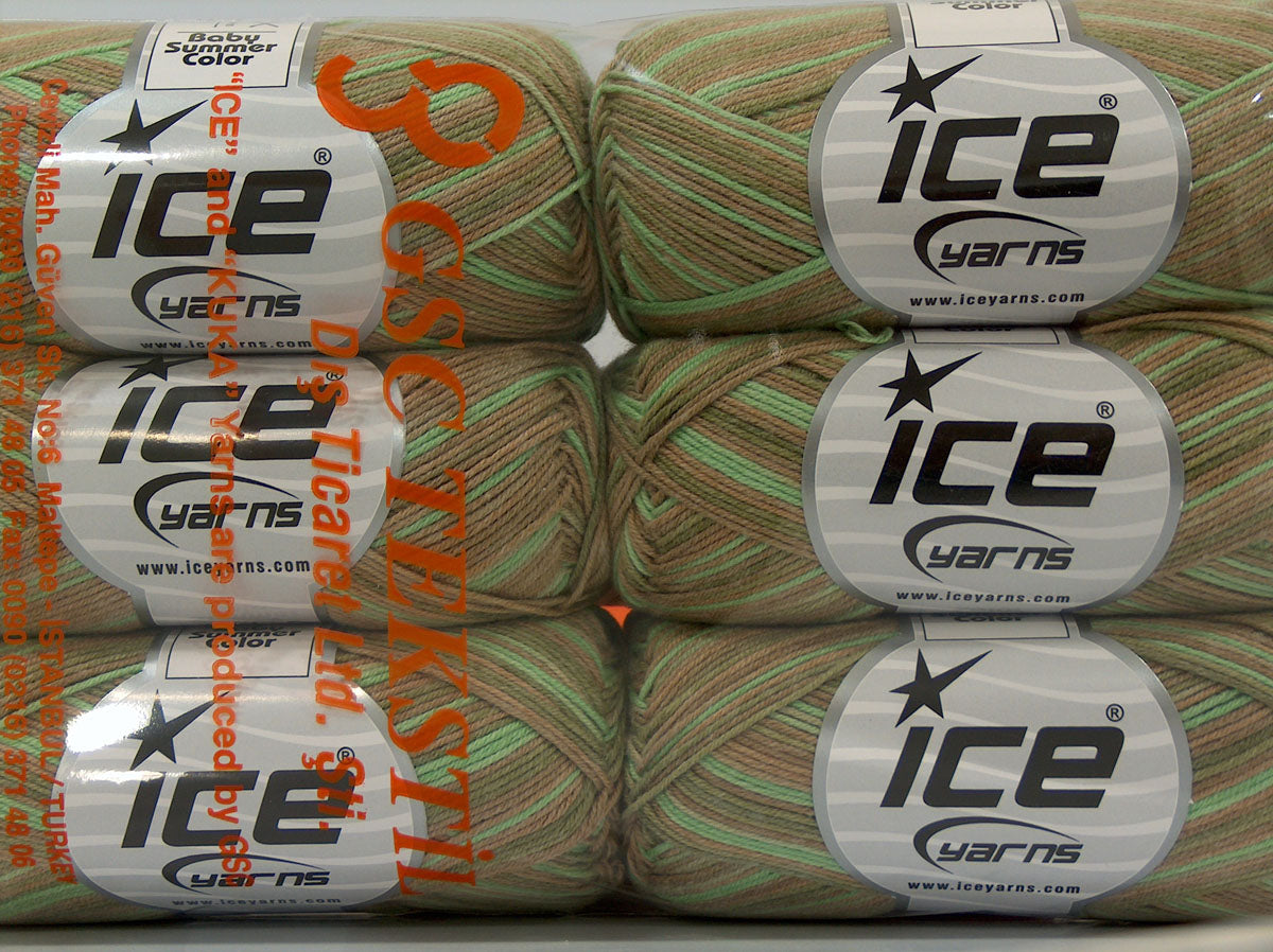 Baby Summer Color Green Shades, Light Brown fnt2-71419