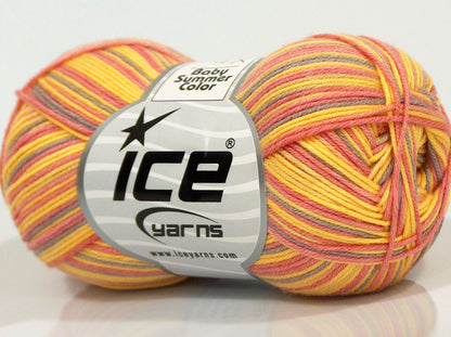 Baby Summer Color Pink, Light Lilac, Yellow fnt2-71420
