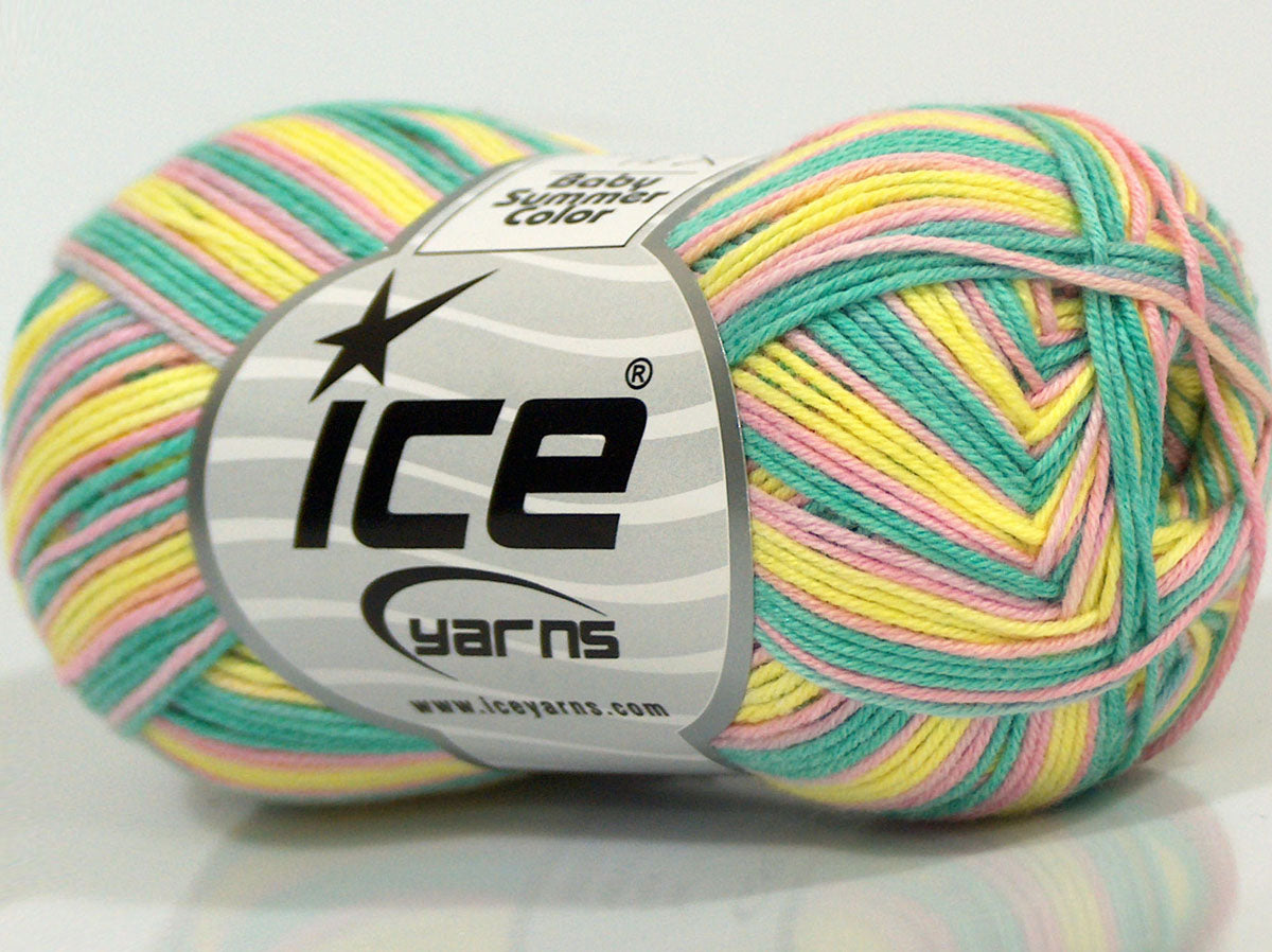 Baby Summer Color Turquoise, Pink, Yellow fnt2-71421