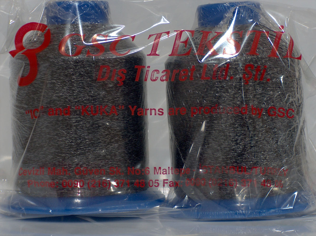 Metallic Thread Cone Grey, Black fnt2-71723