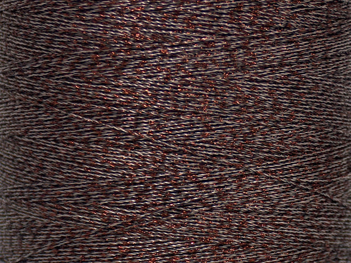 Metallic Thread Cone Copper, Camel fnt2-71724
