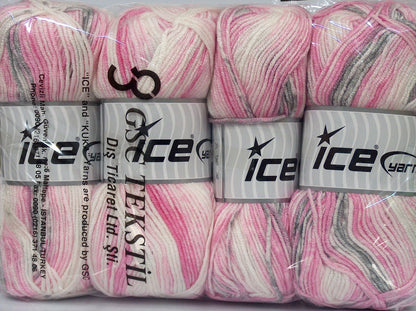 Happy Baby Pink Shades, Grey Shades, Cream fnt2-71775