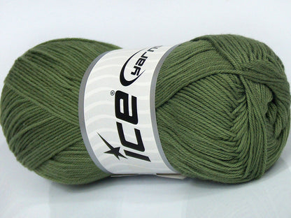 Ice Yarns Amigurumi Pur Coton – Kaki clair – 100 % coton