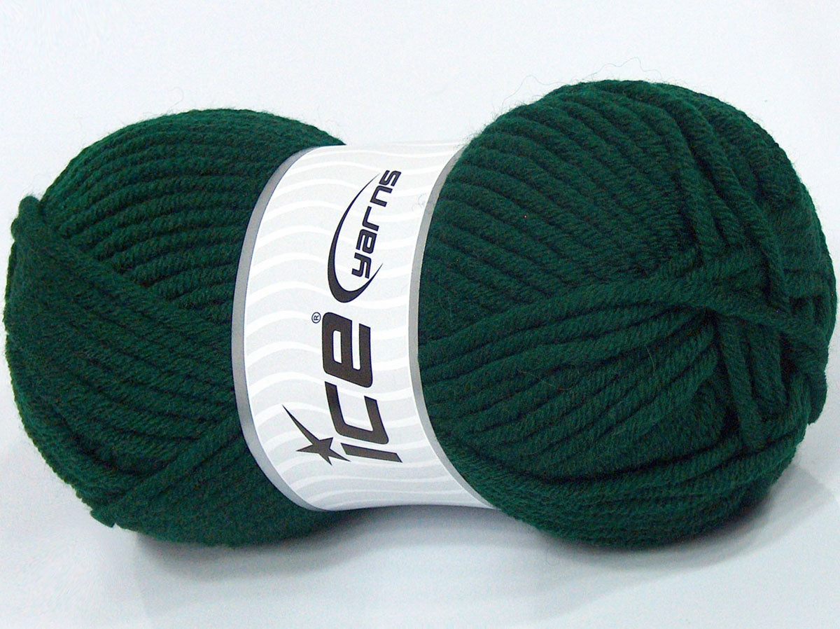 Wool Superbulky Dark Green fnt2-71992
