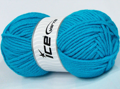 Wool Superbulky Turquoise fnt2-72010