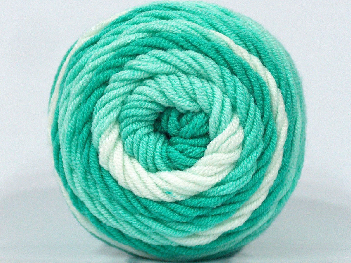 Cakes Blues Baby Green Shades, White fnt2-72019