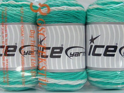 Cakes Blues Baby Green Shades, White fnt2-72019