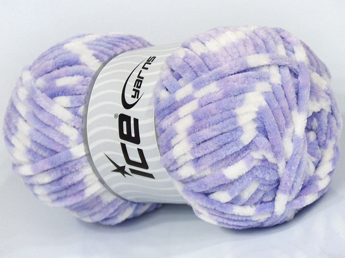 Chenille Baby Colors Lilac, White fnt2-72098