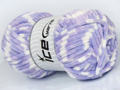 Chenille Baby Colors Lilac, White fnt2-72098