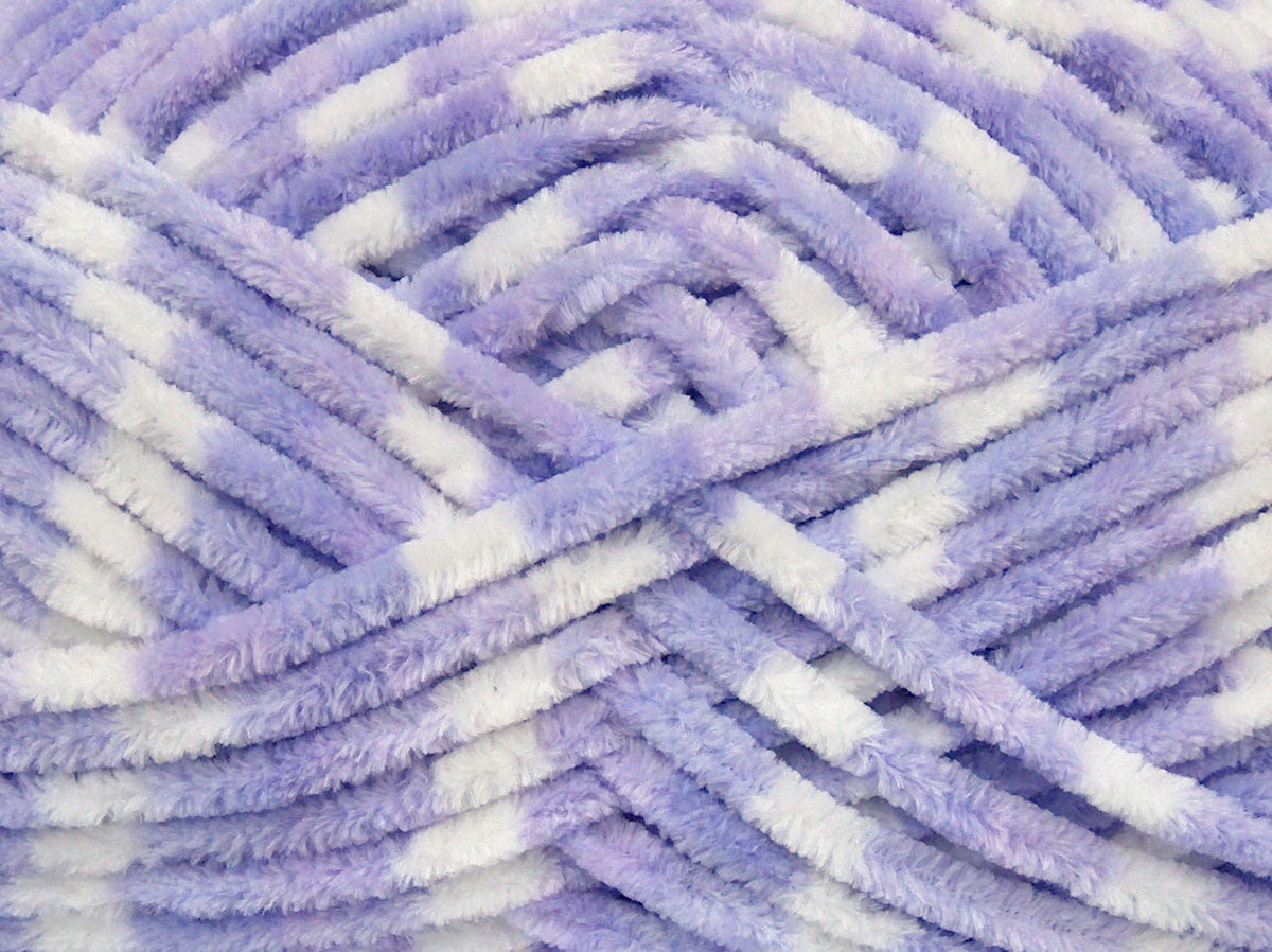 Chenille Baby Colors Lilac, White fnt2-72098