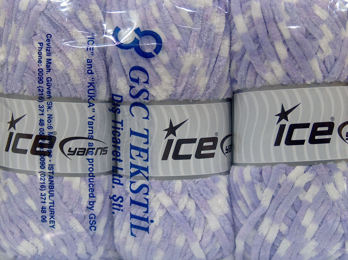 Chenille Baby Colors Lilac, White fnt2-72098