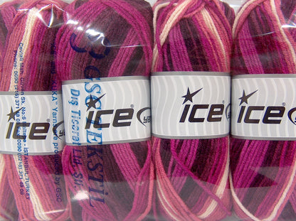 Nice Baby Pink Shades, Burgundy, Cream fnt2-72115