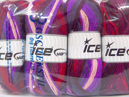 Nice Baby Red, Lilac, Burgundy fnt2-72116