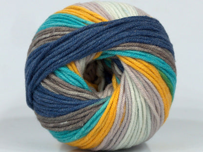 Alara Batik Camel, Lilac, Cream, Turquoise, Blue, Yellow fnt2-72631