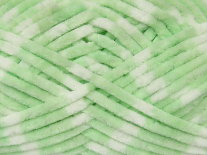 Chenille Baby Colors Mint Green, White fnt2-72760