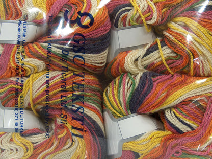 Alpaca Light Magic Lilac, Orange, Gold, Green fnt2-73062