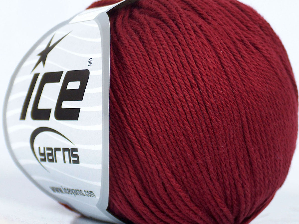 Baby Cotton Burgundy fnt2-73209