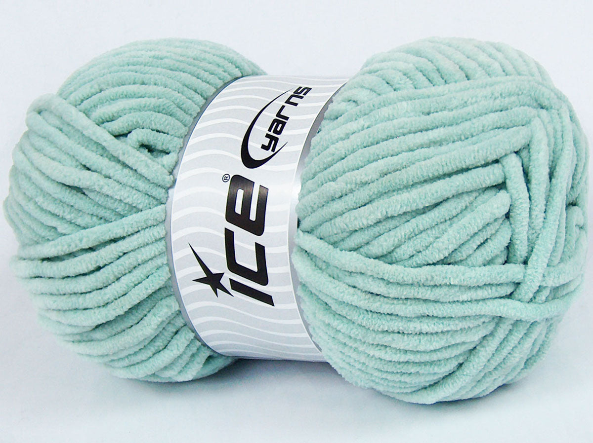 Velvet Chenille Mint Green fnt2-73477