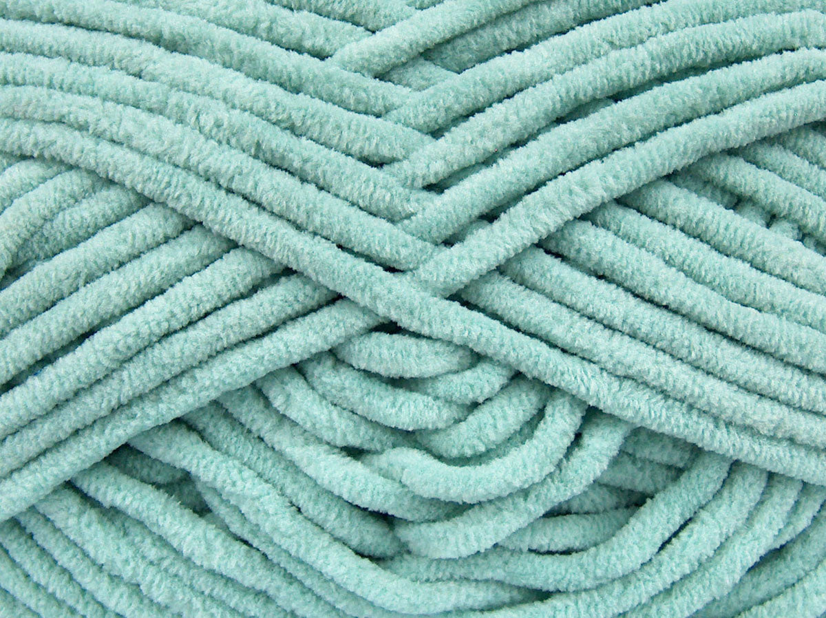 Velvet Chenille Mint Green fnt2-73477