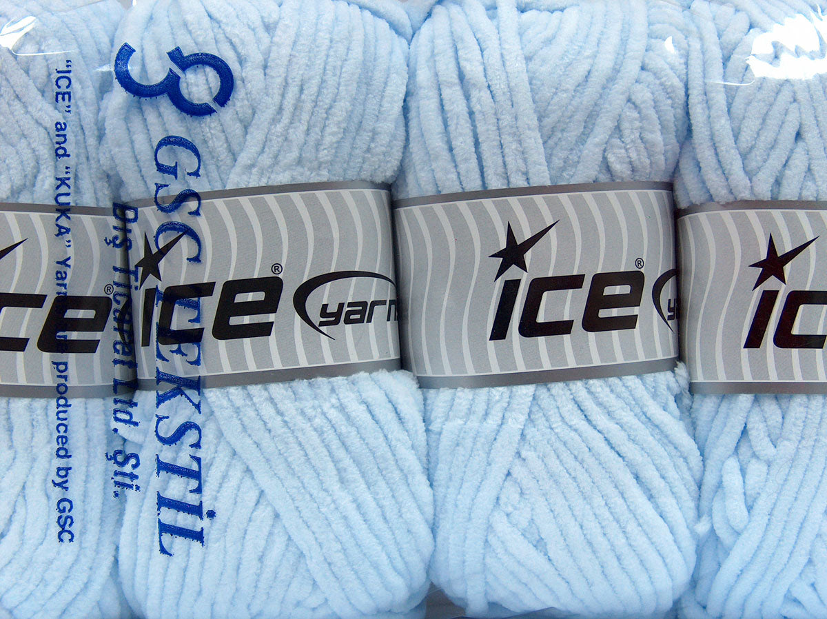 Velvet Chenille Baby Blue fnt2-73478
